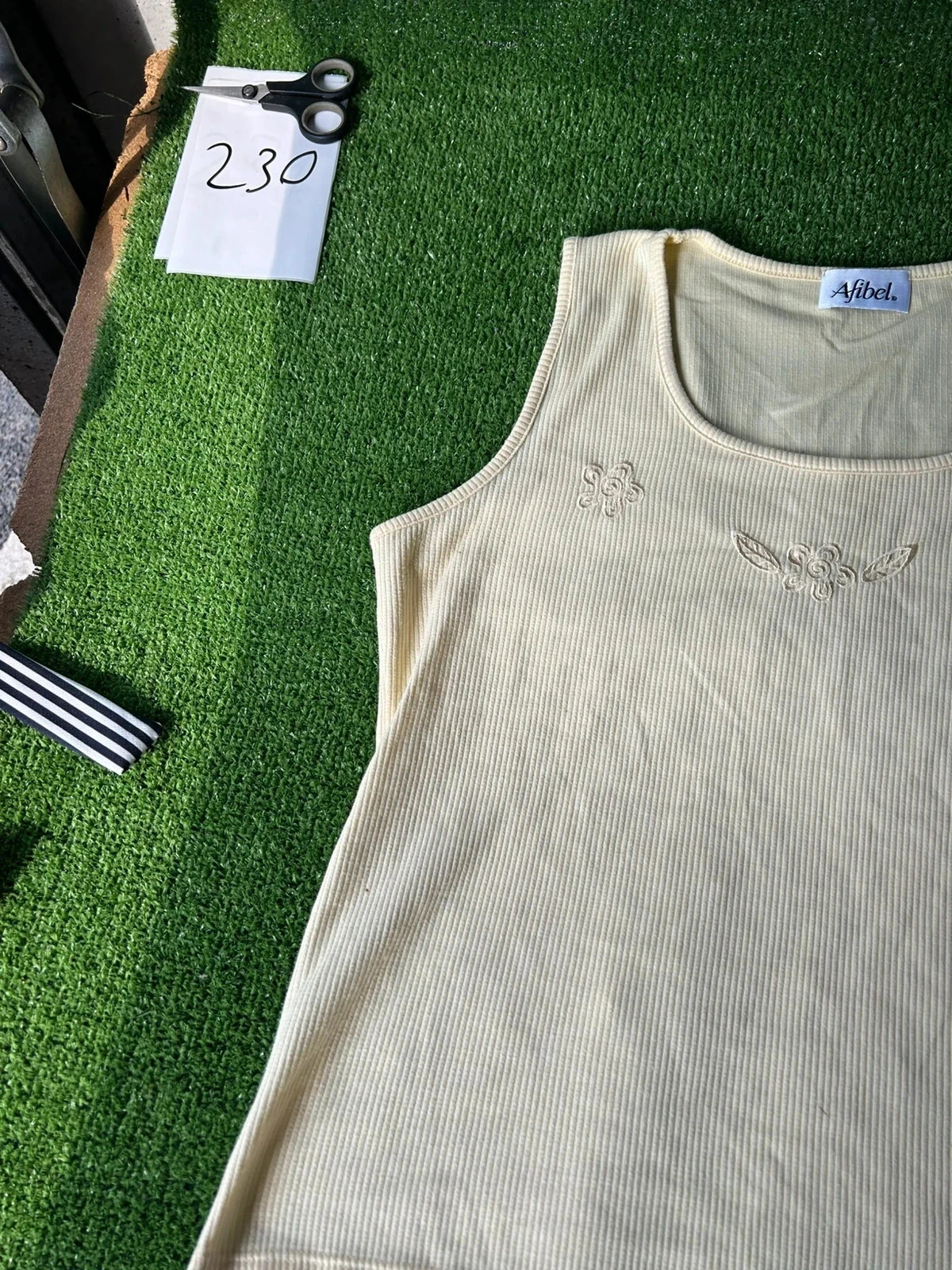 Débardeur crème taille 46 Afibel – photo 3